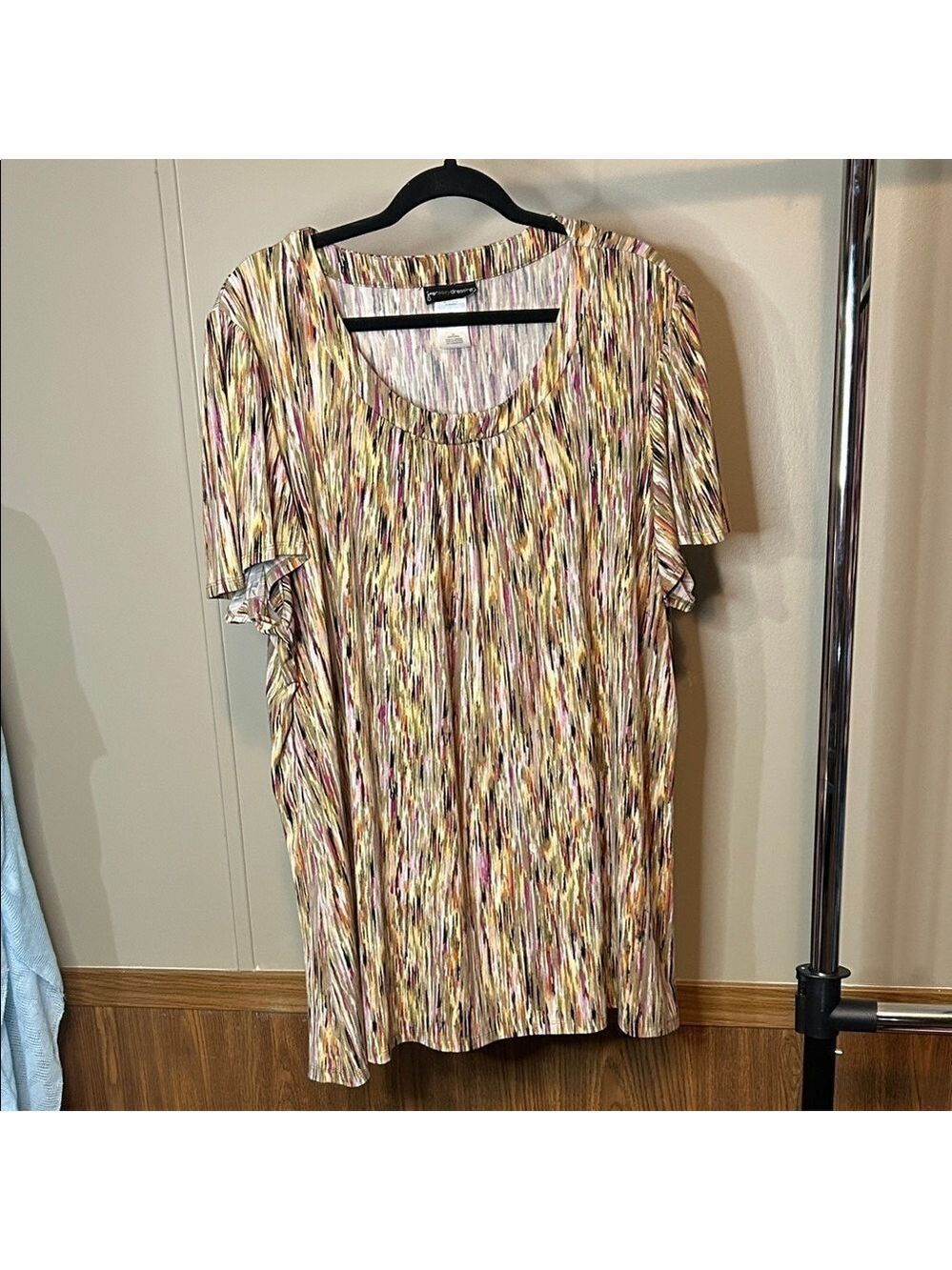 Just My Size Multicolor Women's Blouse
